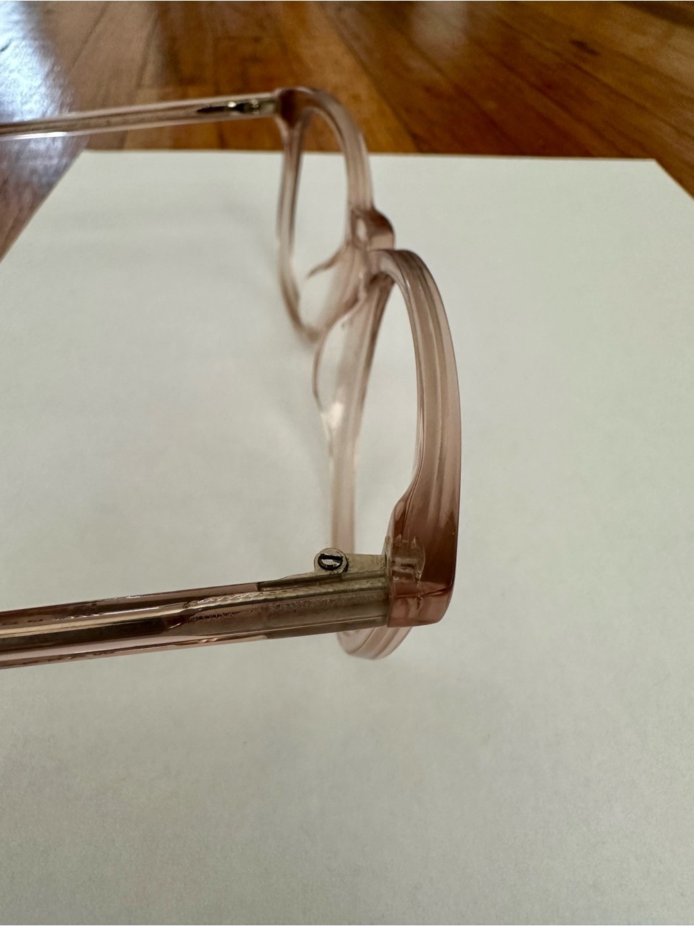 Warby Parker Durand Rose Water Extra Wide Low Bridge Fit 55-20-150 Frames only - Picture 9 of 11